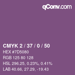 カラーコード: CMYK 2 / 37 / 0 / 50 | qconv.com