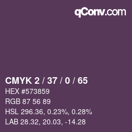 Color code: CMYK 2 / 37 / 0 / 65 | qconv.com