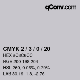 Color code: CMYK 2 / 3 / 0 / 20 | qconv.com