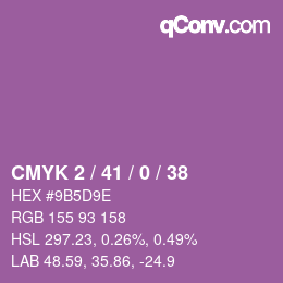 Color code: CMYK 2 / 41 / 0 / 38 | qconv.com
