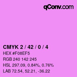 Color code: CMYK 2 / 42 / 0 / 4 | qconv.com