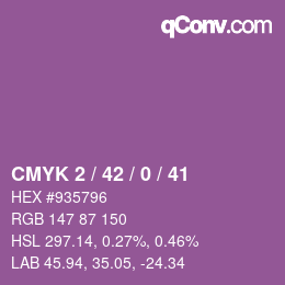 カラーコード: CMYK 2 / 42 / 0 / 41 | qconv.com