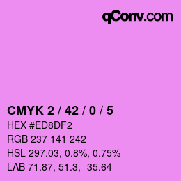 Color code: CMYK 2 / 42 / 0 / 5 | qconv.com