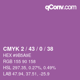 颜色代码: CMYK 2 / 43 / 0 / 38 | qconv.com