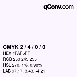 Color code: CMYK 2 / 4 / 0 / 0 | qconv.com