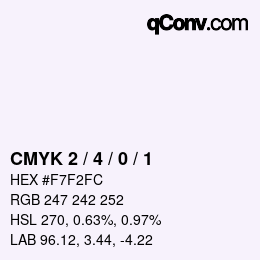 Color code: CMYK 2 / 4 / 0 / 1 | qconv.com