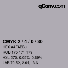 Color code: CMYK 2 / 4 / 0 / 30 | qconv.com