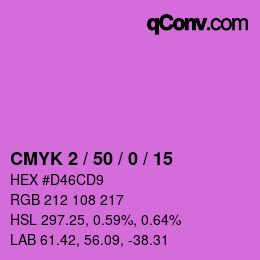 Color code: CMYK 2 / 50 / 0 / 15 | qconv.com