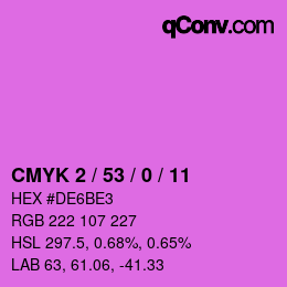 カラーコード: CMYK 2 / 53 / 0 / 11 | qconv.com