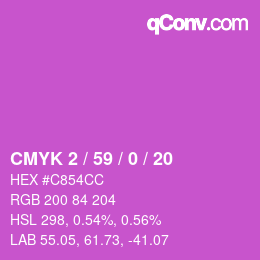 Color code: CMYK 2 / 59 / 0 / 20 | qconv.com