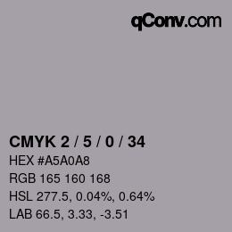 Color code: CMYK 2 / 5 / 0 / 34 | qconv.com