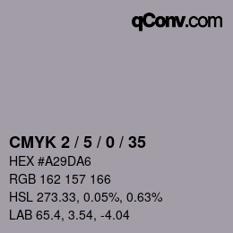 Color code: CMYK 2 / 5 / 0 / 35 | qconv.com