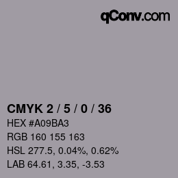 Color code: CMYK 2 / 5 / 0 / 36 | qconv.com
