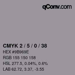 Color code: CMYK 2 / 5 / 0 / 38 | qconv.com