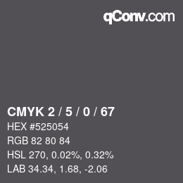 Color code: CMYK 2 / 5 / 0 / 67 | qconv.com