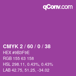颜色代码: CMYK 2 / 60 / 0 / 38 | qconv.com