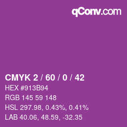 颜色代码: CMYK 2 / 60 / 0 / 42 | qconv.com