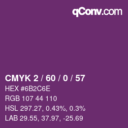 颜色代码: CMYK 2 / 60 / 0 / 57 | qconv.com