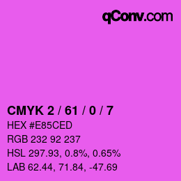 Color code: CMYK 2 / 61 / 0 / 7 | qconv.com