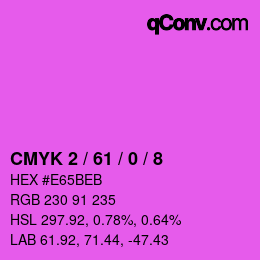 カラーコード: CMYK 2 / 61 / 0 / 8 | qconv.com