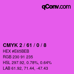 Color code: CMYK 2 / 61 / 0 / 8 | qconv.com