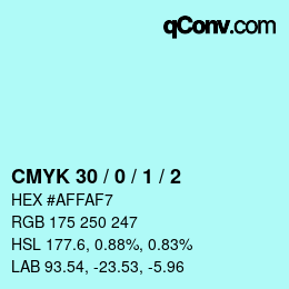 カラーコード: CMYK 30 / 0 / 1 / 2 | qconv.com