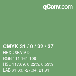 Color code: CMYK 31 / 0 / 32 / 37 | qconv.com