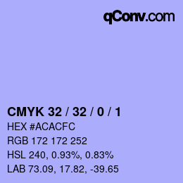 カラーコード: CMYK 32 / 32 / 0 / 1 | qconv.com