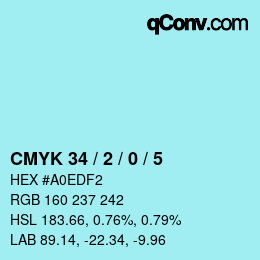 Color code: CMYK 34 / 2 / 0 / 5 | qconv.com