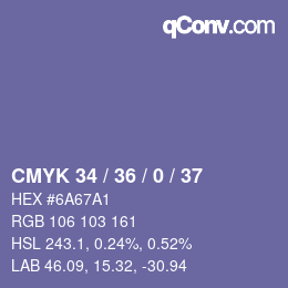 カラーコード: CMYK 34 / 36 / 0 / 37 | qconv.com