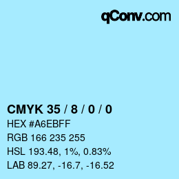 Color code: CMYK 35 / 8 / 0 / 0 | qconv.com