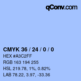 Color code: CMYK 36 / 24 / 0 / 0 | qconv.com