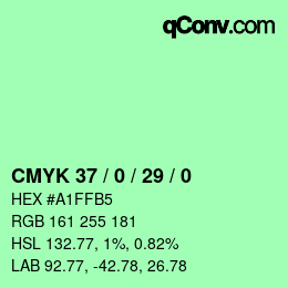 Color code: CMYK 37 / 0 / 29 / 0 | qconv.com