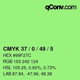 Color code: CMYK 37 / 0 / 49 / 5 | qconv.com