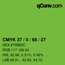 颜色代码: CMYK 37 / 0 / 68 / 27 | qconv.com