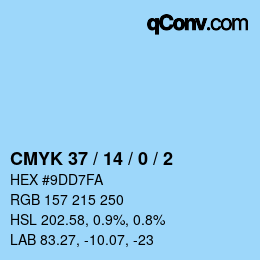 Color code: CMYK 37 / 14 / 0 / 2 | qconv.com