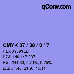 Código de color: CMYK 37 / 38 / 0 / 7 | qconv.com