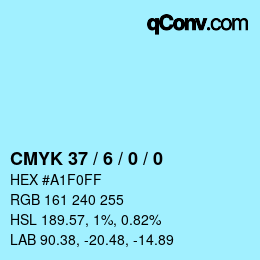 Color code: CMYK 37 / 6 / 0 / 0 | qconv.com