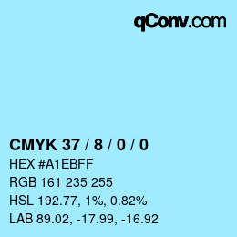 Color code: CMYK 37 / 8 / 0 / 0 | qconv.com