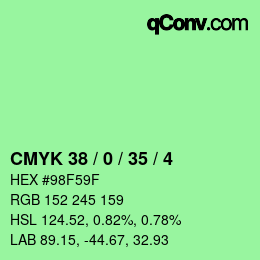 Color code: CMYK 38 / 0 / 35 / 4 | qconv.com