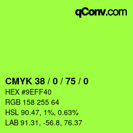 Color code: CMYK 38 / 0 / 75 / 0 | qconv.com