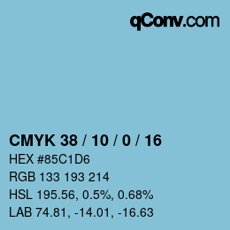 Color code: CMYK 38 / 10 / 0 / 16 | qconv.com