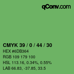 Color code: CMYK 39 / 0 / 44 / 30 | qconv.com