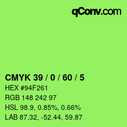 Color code: CMYK 39 / 0 / 60 / 5 | qconv.com