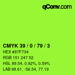 Color code: CMYK 39 / 0 / 79 / 3 | qconv.com
