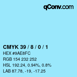 Color code: CMYK 39 / 8 / 0 / 1 | qconv.com