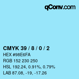 Color code: CMYK 39 / 8 / 0 / 2 | qconv.com