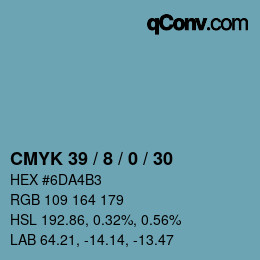 Color code: CMYK 39 / 8 / 0 / 30 | qconv.com