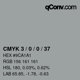 Color code: CMYK 3 / 0 / 0 / 37 | qconv.com