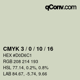 Color code: CMYK 3 / 0 / 10 / 16 | qconv.com